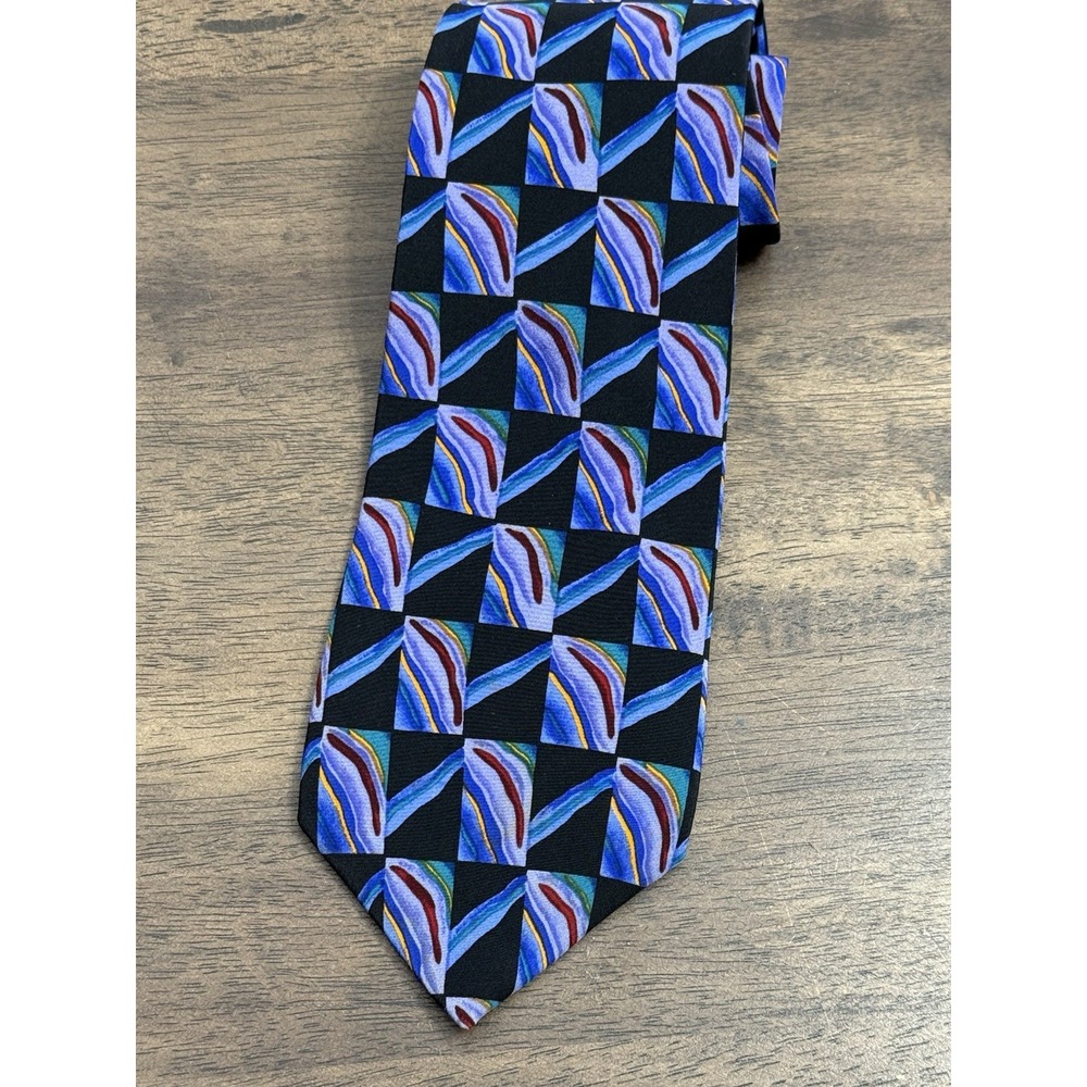 J. Jerry‎ Garcia Liquid Torso 100% Silk Abstract Tie Collection Ten